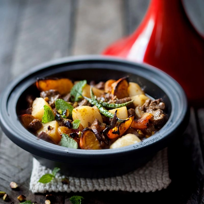 Tajine Le Creuset Kersenrood 35 cm Kookexpert